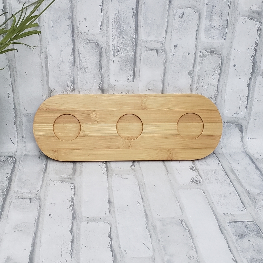 Bamboo Stand Tray Kitchen Storage Holder Tray
